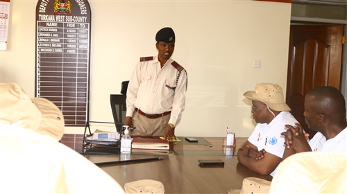 COURTESY VISIT BY KNCHR OFFICERS TO THE DCC KAKUMA