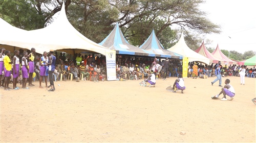 South Sudanese dancers during the International Human Rights Day Celebrations