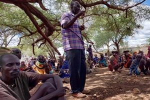 KNCHR Facilitates Integrated Community Dialogue Sessions in Kakuma and Kalobeyei, For Refugees and Host Communities