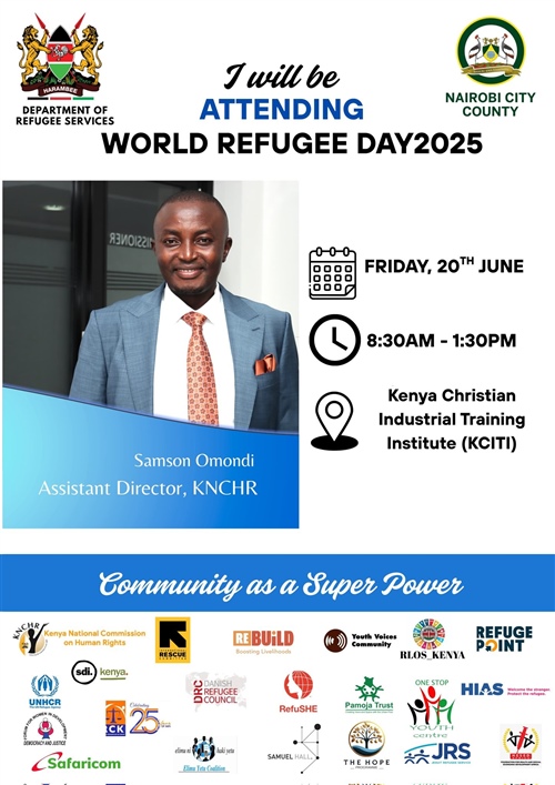 World refugee Day  2025, themed: Community as a Superpower